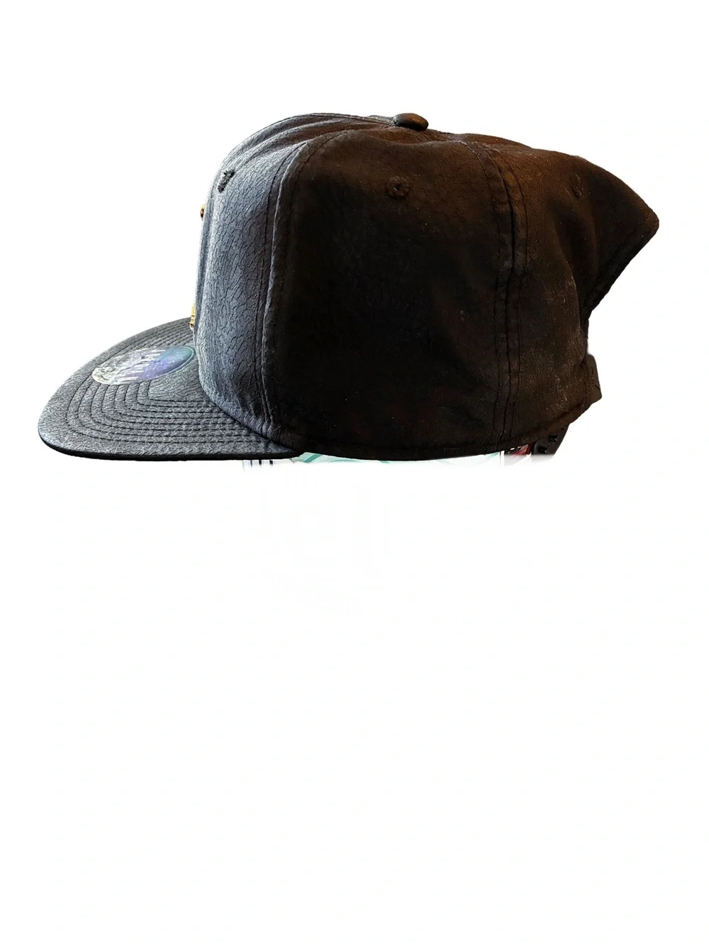Jordan Jumpman Ingot Elephant Print Black Gold Snapback Hat